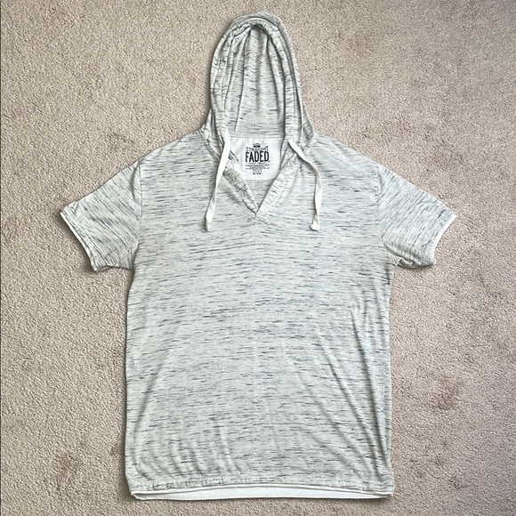 straight faded Other - Straight Faded Gray Hooded Sweatshirt